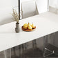 Modern Double Pedestal Dining Table Slate Dining Table for Dining Room