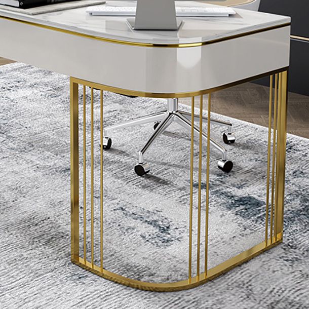 Bedroom Writing Table Luxury Style Rectangular Shaped Work Desk Clearhalo 'furn' 'furn_office_desk' 'Furniture' 'furniture_office_desk' 'Office Desks' 'Office Furniture' 'office_desk' 1200x1200_e4e0a7f2-b685-420c-b213-9d7e873c1b3f