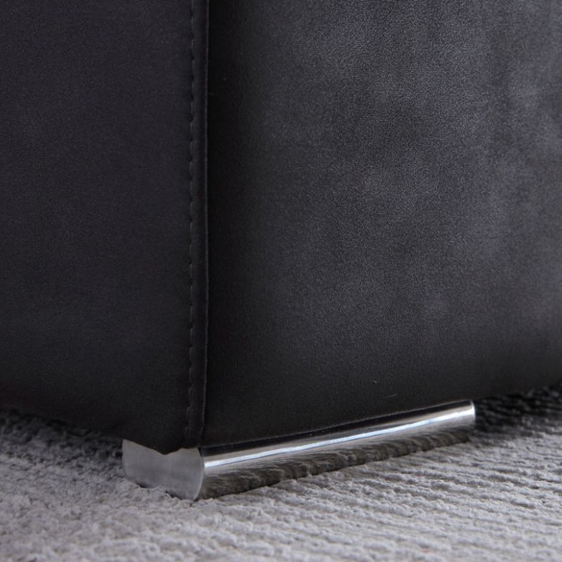 Living Room Contemporary Black Pillows Standard Stationary Sofa Chaise Clearhalo 'furn' 'furn_sofas' 'Furniture' 'furniture_sofas' 'kitchen' 'kitchen_sofas' 'Living Room Furniture' 'Sofa' 'sofas' 1200x1200_e4e15419-bd38-434e-8f55-4ca7d444d57c