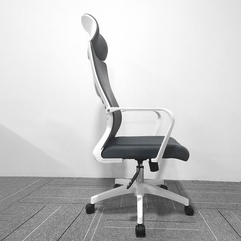 High Back Task Chair Modern Nylon Slide Arms Included Office Chair Clearhalo 'furn' 'furn_office_chair' 'Furniture' 'Office Chairs' 'Office Furniture' 'office_chair' 1200x1200_e4e30a48-0720-43c3-b56c-707baa1368e9