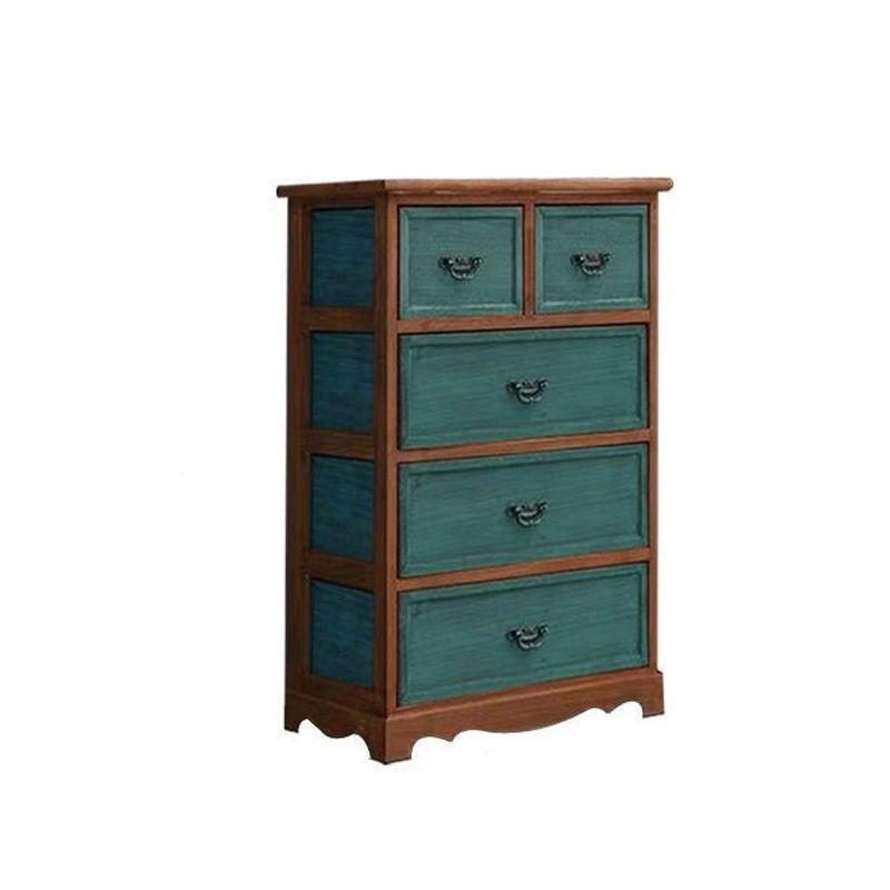 Coastal Storage Chest Solid Wood Dresser with 6/5 Drawers , 11.7 Inch W Clearhalo 'Bedroom Furniture' 'Dressers & Chests' 'dressers_chests' 'furn' 'furn_dressers_chests' 'Furniture' 1200x1200_e4e36002-9d5d-4c04-940b-6c4f23c5eb3e
