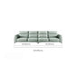 Industrial Sectional Sofa Green Pillow Top Arm Sofa for Living Room