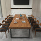 Pine Wood Top Dining Table Industrial Dining Table with Sled Base Clearhalo ' dining_table' 'Dining Tables & Seating' 'Dining Tables' 'furn' 'furn_dining_table' 'Furniture' 'furniture_dining_table' 'Kitchen & Dining Furniture' 'kitchen&dining_furn' 'kitchen' 'kitchen_dining_table' 1200x1200_e4e9c9c0-6093-4245-b59b-fa4e2e75d273
