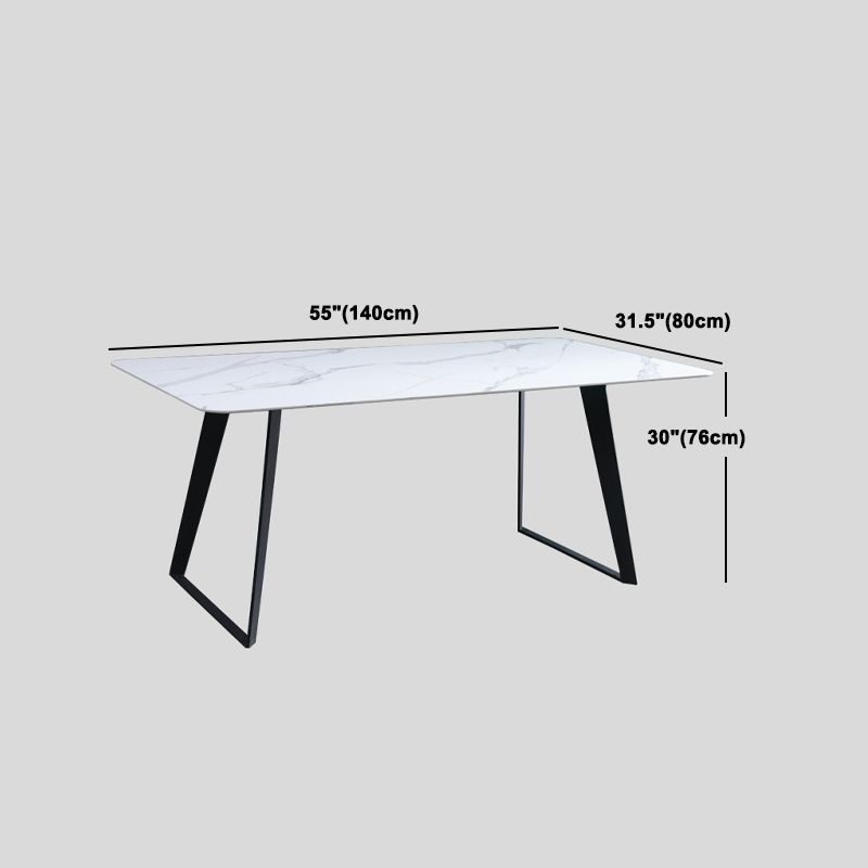 Juego de mesa de piedra rectangular moderno 1/2/5/7 Piezas de comedor para uso en el hogar