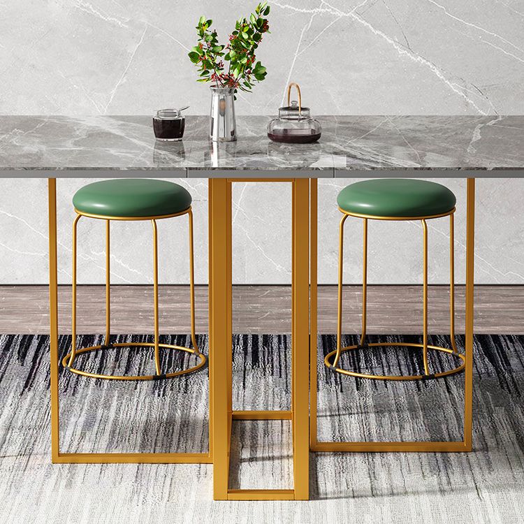 59'' Foldable Sintered Stone Top Kitchen Table Modern Rectangle Table with Trestle Base Clearhalo ' dining_table' 'Dining Tables & Seating' 'Dining Tables' 'furn' 'furn_dining_table' 'Furniture' 'furniture_dining_table' 'Kitchen & Dining Furniture' 'kitchen&dining_furn' 'kitchen' 'kitchen_dining_table' 1200x1200_e4f306c9-1bc3-4958-912e-42349650a66d