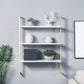 Contemporary Wall Unit Bookcase Metal Frame Pine Wood Shelf Bookshelf Clearhalo 'Bookcases' 'furn' 'furn_bookcases' 'Furniture' 'furniture_bookcases' 'Office Furniture' 1200x1200_e4f3a86f-420a-42b3-840e-23649ece4494