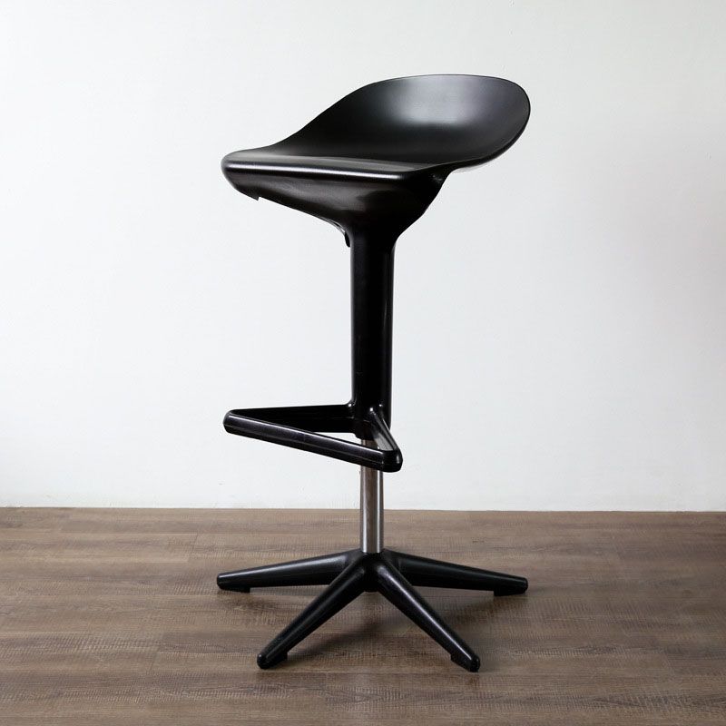 Living Room Modern Plastic Barstool Rotating Lifting Macron Bar Stool with Backrests Clearhalo 'Bar Furniture' 'Bar Stools' 'bar_stools' 'furn' 'furn_bar_stools' 'furniture_bar_stools' 'Kitchen & Dining Furniture' 'kitchen&dining_furn' 'kitchen' 'kitchen_furn' Furniture' 1200x1200_e4f5ea1a-d188-43c9-bfe9-f012a9c29d98