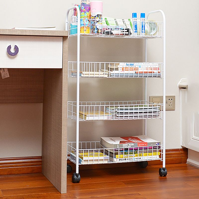 Bibelle en acier inoxydable, bibliothèque contemporaine multiples pour la maison avec lanceur