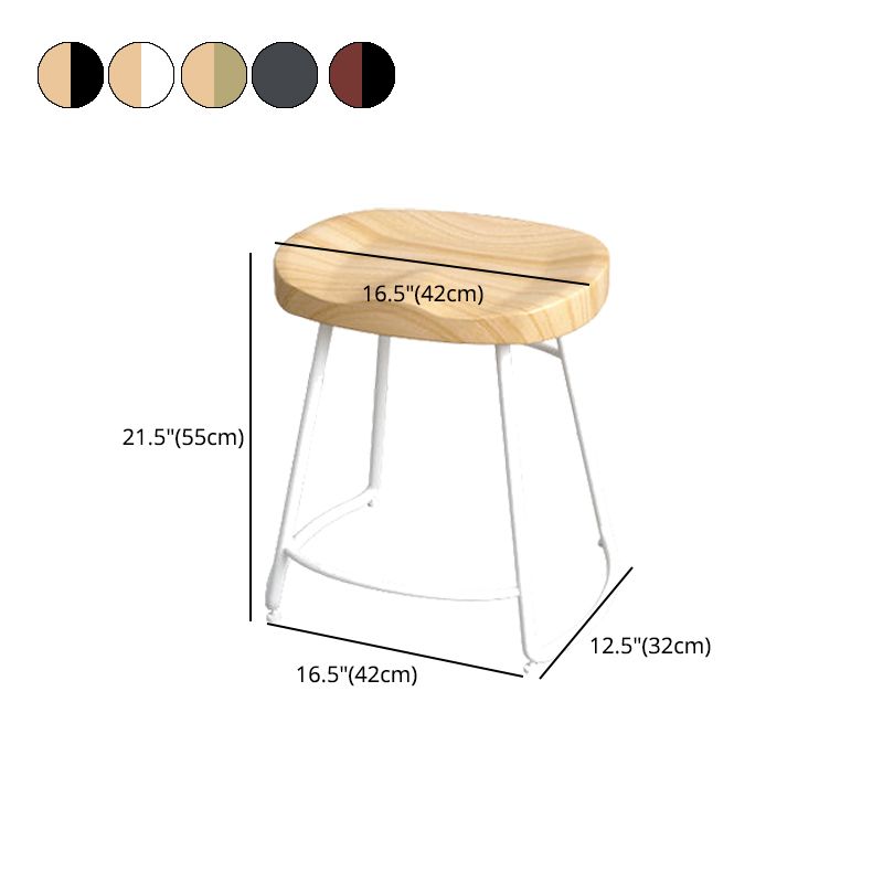Modern Style Bar-stool with Footrest Iron Sled Legs for Kitchen Bar Clearhalo 'Bar Furniture' 'Bar Stools' 'bar_stools' 'furn' 'furn_bar_stools' 'furniture_bar_stools' 'Kitchen & Dining Furniture' 'kitchen&dining_furn' 'kitchen' 'kitchen_furn' Furniture' 1200x1200_e4f76266-4eb2-4d02-b9a3-8bd257a03dd2