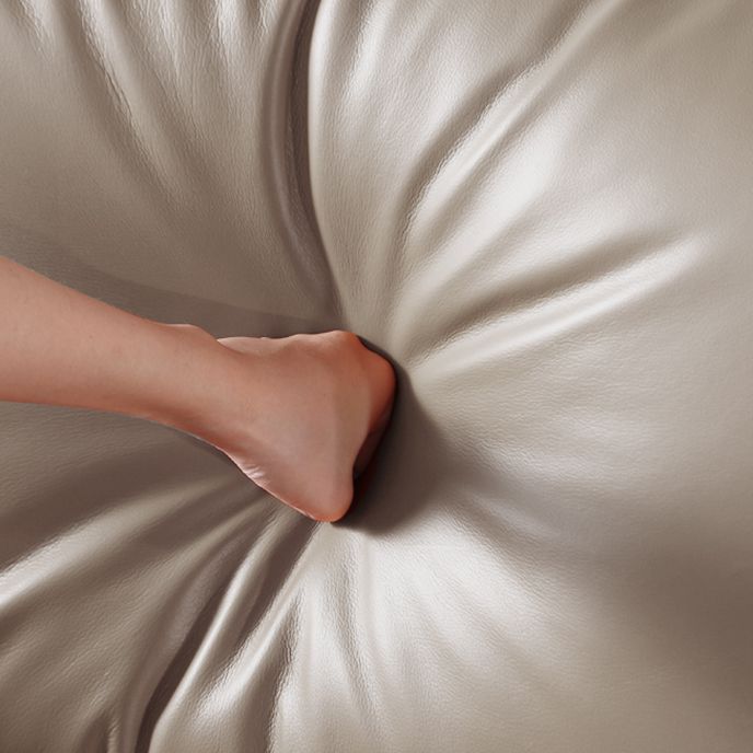 モダンなクッションソファ37.40 "d x 34.64" hリビングルーム用のフレアアームソファ