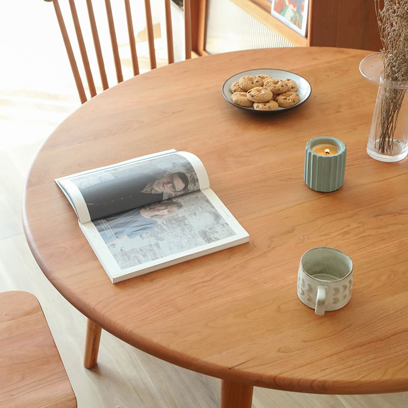 Solid Wood Dining Room Collection Contemporary Style Dining Site Table with 4 Legs Clearhalo ' dining_table' 'Dining Tables & Seating' 'Dining Tables' 'furn' 'furn_dining_table' 'Furniture' 'furniture_dining_table' 'Kitchen & Dining Furniture' 'kitchen&dining_furn' 'kitchen' 'kitchen_dining_table' 1200x1200_e4f8dff8-b455-4697-9168-d09477d85bcc