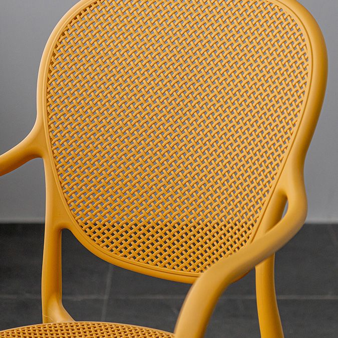 Contemporary Plastic Dining Arm Chair King Louis Back Side Chair Clearhalo 'Dining Chairs' 'Dining Tables & Seating' 'dining_chair' 'furn' 'furn_dining_chair' 'Furniture' 'Kitchen & Dining Furniture' 1200x1200_e4f9cad7-4c70-4081-a9d7-b7b3bf7aaffe