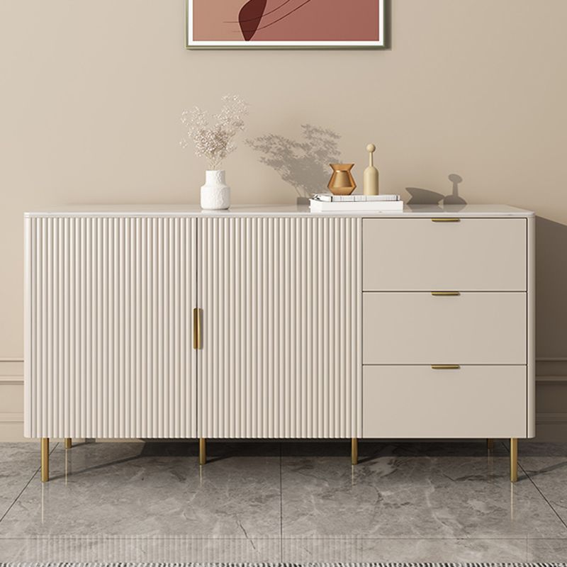 Stone tavolo a buffet glam sideboard a buffet con armadi e cassetti