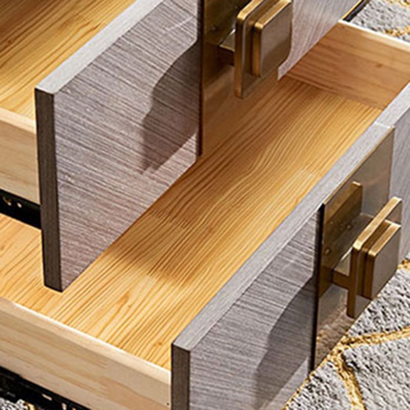 Mobile porta TV in vetro con porta TV rettangolare in stile lusso