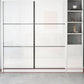 Wit High Gloss Garderobe Armoire Modern Engineered Wood Garderobe