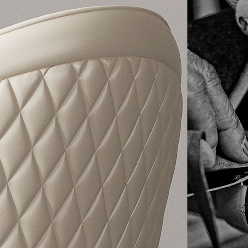 Kitchen Upholstered Armless Dining Chairs Parsons Chair in Gold Legs