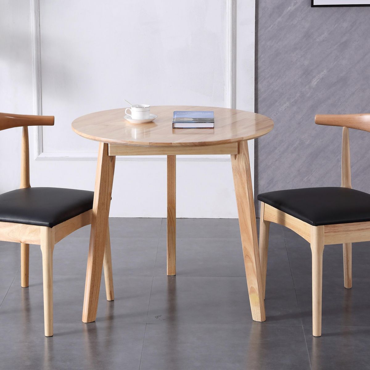 Modern Style Solid Wood Dining Table Round Table with 3 Legs for Home Use Clearhalo ' dining_table' 'Dining Tables & Seating' 'Dining Tables' 'furn' 'furn_dining_table' 'Furniture' 'furniture_dining_table' 'Kitchen & Dining Furniture' 'kitchen&dining_furn' 'kitchen' 'kitchen_dining_table' 1200x1200_e5002c44-14e9-4409-a626-b465fed001f2