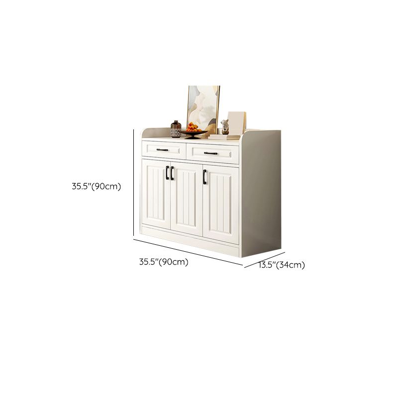 White Accent Cabinet Standard Rectangle Side Cabinet with Doors Clearhalo 'Cabinets & Chests' 'cabinets_chests' 'furn' 'furn_cabinets_chests' 'Furniture' 'Living Room Furniture' 1200x1200_e500c232-6933-44be-9079-91127ac14064