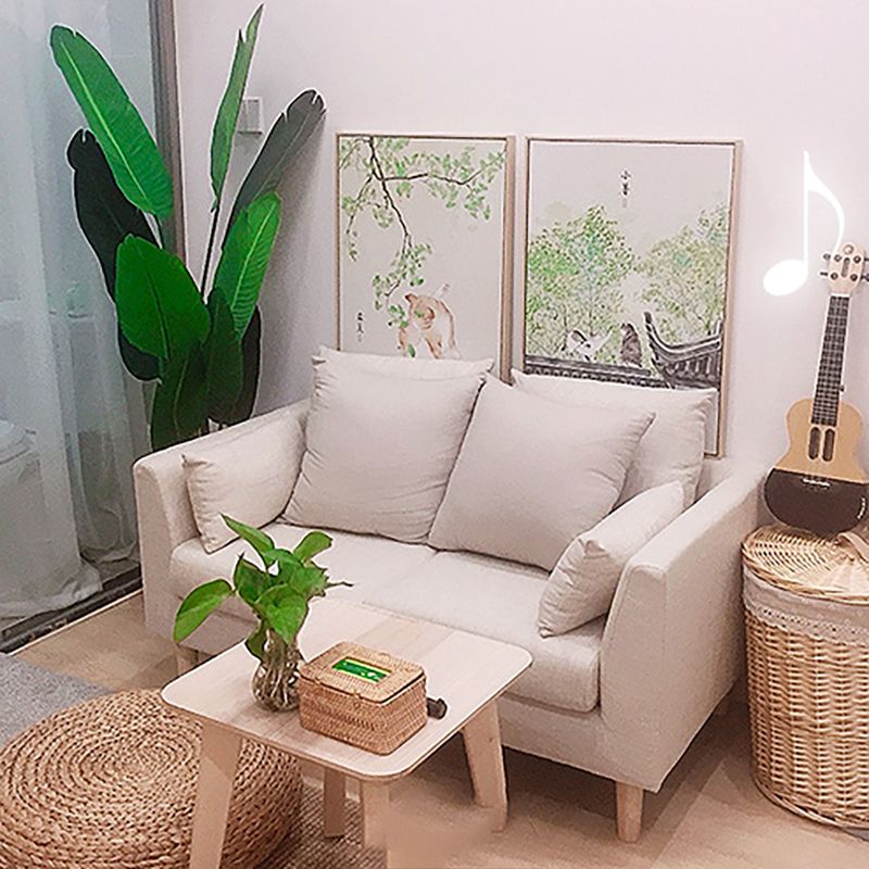 Modern Style Square Armrest Sponge Cushion Multicolor Choice Cloth Art Sofa Clearhalo 'furn' 'furn_sofas' 'Furniture' 'furniture_sofas' 'kitchen' 'kitchen_sofas' 'Living Room Furniture' 'Sofa' 'sofas' 1200x1200_e5033db0-23a2-4e47-a6d7-e4b172444b80