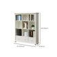 Wooden Closed Back Bookcase Standard Contemporary Bookshelf with Shelves