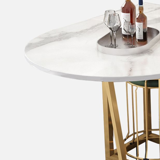 Modern White Dining Table 63" Rectangle Sintered Stone Drop-Leaf Table for Home Use Clearhalo ' dining_table' 'Dining Tables & Seating' 'Dining Tables' 'furn' 'furn_dining_table' 'Furniture' 'furniture_dining_table' 'Kitchen & Dining Furniture' 'kitchen&dining_furn' 'kitchen' 'kitchen_dining_table' 1200x1200_e50538c8-7088-402f-ab48-c1f795d3383e