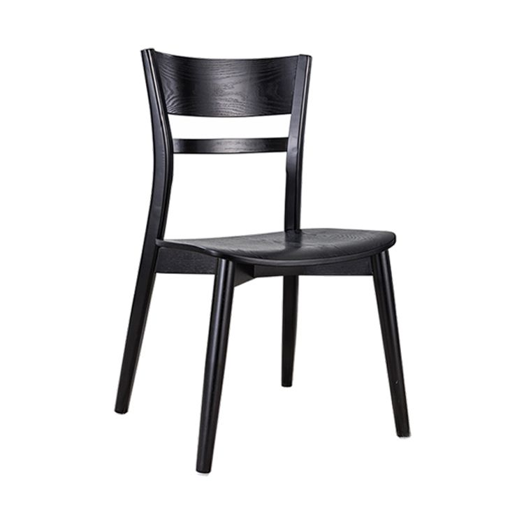 Industrial Home Open Back Chair Matte Finish Wood Dining Chair Clearhalo 'Dining Chairs' 'Dining Tables & Seating' 'dining_chair' 'furn' 'furn_dining_chair' 'Furniture' 'Kitchen & Dining Furniture' 1200x1200_e5075325-1104-4eb1-8239-c5a065c5cae8