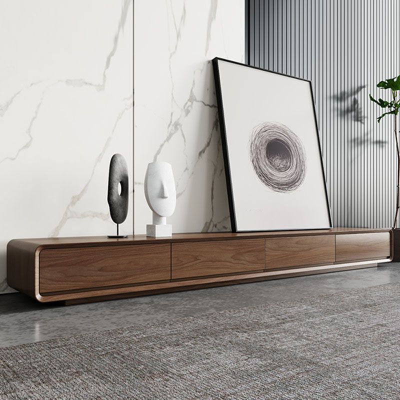 Meuble TV nordique, meuble de salon en noyer, petite Console de meuble TV familial