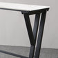 White Modern Style Rectangle Bar Table in Faux Marble and Metal Table Kitchen Bar Table Clearhalo 'Bar Furniture' 'Bar Tables' 'bar_tables' 'furn' 'furn_bar_tables' 'Furniture' 'furniture_bar_tables' 'Kitchen & Dining Furniture' 1200x1200_e507fd35-df38-461a-b8f8-7e8bbd89606b