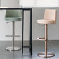 Tabouret de comptoir réglable de style moderne avec coussin en cuir et pied simple