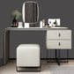 Vanity Mirrored Faux Leather Makeup Dressing Table Stool Set, 28.74" Clearhalo 'Bedroom Furniture' 'furn' 'furn_makeup_vanities' 'Furniture' 'Makeup Vanities' 'makeup_vanities' 1200x1200_e50a5fcc-7de6-4e80-9b0c-a3a707293f50