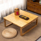 Scandinavian Square Wood Coffee Table Folding 2 Legs Cocktail Table
