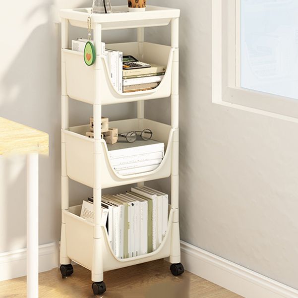 Contemporary Bookcase Vertical Plastic Book Shelf for Study Room Clearhalo 'Bookcases' 'furn' 'furn_bookcases' 'Furniture' 'Office Furniture' 1200x1200_e50d55e9-c701-4918-a9fc-86358838eeed