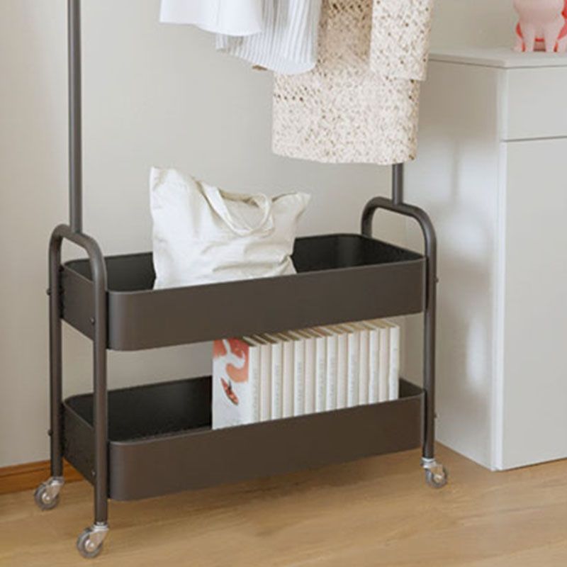 Rack de manteau métallique de style moderne pure couleur étagère de conception de conception de conception de conception