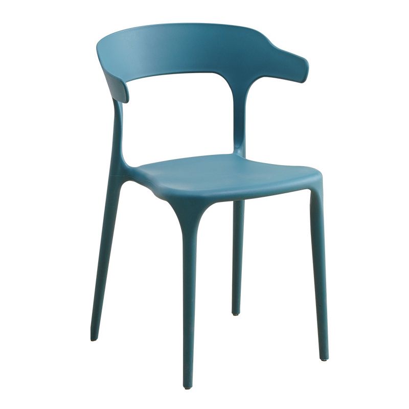 Plastic Modern Kitchen Side Chair 20'' Wide Matte Finish Arm Chair with 4 Legs Clearhalo ' kitchen&dining_furn' 'Dining Chairs' 'Dining Tables & Seating' 'dining_chair' 'Furniture' 'furniture_dining_chair' 'Kitchen & Dining Furniture' 'kitchen' 1200x1200_e510a595-e4c7-4929-ab8c-0e1b4cbfe9b2