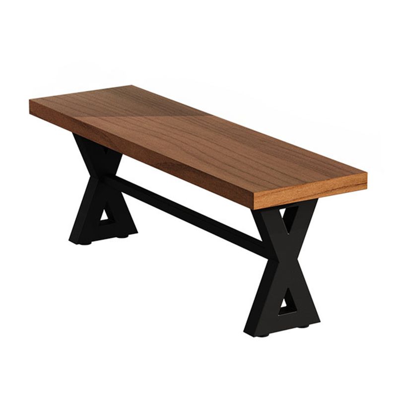 Metal Industrial Rectangle Indoor Table Solid Wood Top Table with Trestle Clearhalo ' dining_table' 'Dining Tables & Seating' 'Dining Tables' 'furn' 'furn_dining_table' 'Furniture' 'furniture_dining_table' 'Kitchen & Dining Furniture' 'kitchen&dining_furn' 'kitchen' 'kitchen_dining_table' 1200x1200_e510bf3f-7398-4475-bd91-f434c55d9ec7