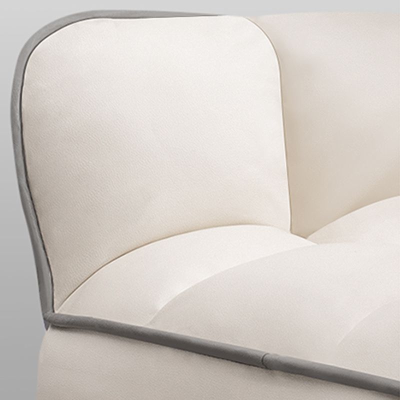 PU Leather Arm Chair 30.70" L x 20.86" W x 39.37" H Biscuit Back Accent Armchair Clearhalo 'Accent Chairs' 'accent_chairs' 'Chairs & Seating' 'furn' 'furn_accent_chairs' 'Furniture' 'Living Room Furniture' 1200x1200_e511e957-ef4d-40df-b196-562dba6d2f5a