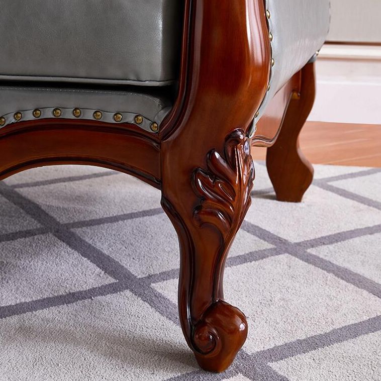 Traditional Upholstered Chaise Lounge Couch Leather Chaise Lounge Chair Clearhalo 'Chairs & Seating' 'Chaise Lounge' 'chaise_lounge' 'furn' 'furn_chaise_lounge' 'Furniture' 'Living Room Furniture' 1200x1200_e512c35b-74e8-46cb-9254-f5054b082085