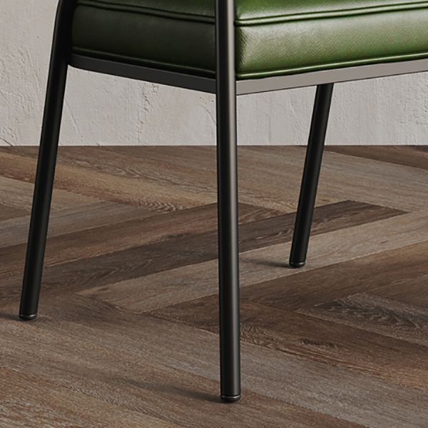 Glam Style Indoor Arm Chair Open Back 21.65" Wide Dining Chair Clearhalo 'Dining Chairs' 'Dining Tables & Seating' 'dining_chair' 'furn' 'furn_dining_chair' 'Furniture' 'furniture_dining_chair' 'Kitchen & Dining Furniture' 1200x1200_e513a594-3409-4237-8cb6-0fd9c694757f