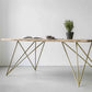 Rectangle Glam Style Dining Table Wood Color Fixed Table with Solid Wood Clearhalo ' dining_table' 'Dining Tables & Seating' 'Dining Tables' 'furn' 'furn_dining_table' 'Furniture' 'furniture_dining_table' 'Kitchen & Dining Furniture' 'kitchen&dining_furn' 'kitchen' 'kitchen_dining_table' 1200x1200_e514efab-ebb8-4dfe-a87f-7c74af16ed5c