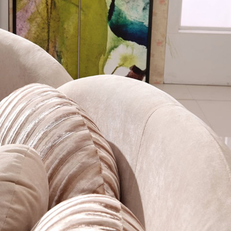 145.67"L x 35.43"W x 31.5"H Fabric Armless Sofa Adjustable Tight Back Sectionals Clearhalo 'furn' 'furn_sectionals' 'Furniture' 'furniture_sectionals' 'Living Room Furniture' 'Sectionals' 1200x1200_e5154937-b58b-4206-ab3d-57e6f65cc062