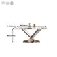 Luxury Sintered Stone Top Table Rectangle Dining Table with Pedestal Base Clearhalo 'Dining Tables & Seating' 'Dining Tables' 'dining_table' 'furn' 'furn_dining_table' 'Furniture' 'furniture_dining_table' 'Kitchen & Dining Furniture' 'kitchen' 'kitchen_dining_table' 1200x1200_e515f01b-09df-42a0-84fa-61a674b8a266