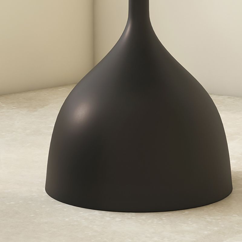 Mid-Century Round Tray Top Side Table 23.62" Tall Metal Pedestal End Table Clearhalo 'Coffee & Accent Tables' 'End & Side Tables' 'end_side_tables' 'furn' 'furn_end_side_tables' 'Furniture' 'Living Room Furniture' 1200x1200_e516d63a-4293-4159-ac88-e9f0529eea49