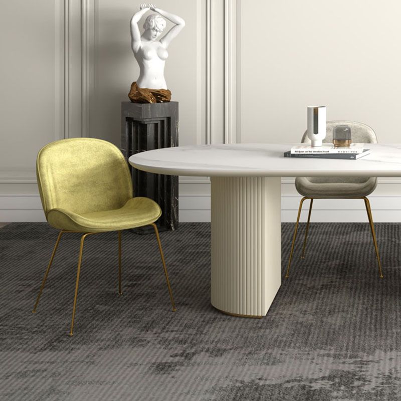 Nordic Style Fabric Dining Side Chair Armless Solid Back Chair for Home Use Clearhalo ' kitchen&dining_furn' 'Dining Chairs' 'Dining Tables & Seating' 'dining_chair' 'furn' 'furn_dining_chair' 'Furniture' 'furniture_dining_chair' 'Kitchen & Dining Furniture' 'kitchen' 1200x1200_e51828cc-de89-4d42-91b3-49400e5854d8