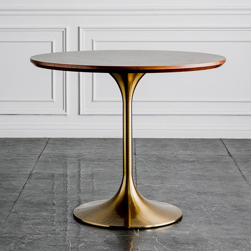 Modern Style Dining Table Round Wood Dining Table with Tulip Base for Home Use Clearhalo ' dining_table' 'Dining Tables & Seating' 'Dining Tables' 'furn' 'furn_dining_table' 'Furniture' 'furniture_dining_table' 'Kitchen & Dining Furniture' 'kitchen&dining_furn' 'kitchen' 'kitchen_dining_table' 1200x1200_e51a11ae-dd1f-4c61-aa3e-03303aa18864