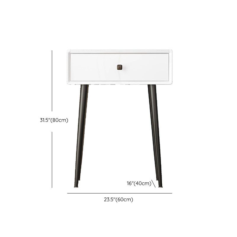 引き出し付きバニティストーンメイクドレッシングテーブルスツールセット-31.5 "H