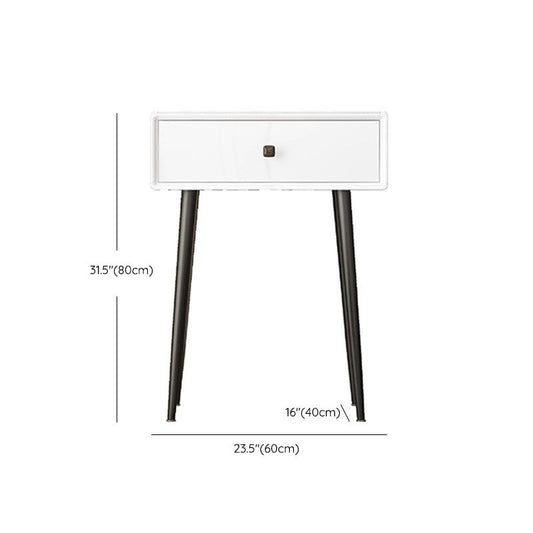 Tavolo da toeletta da trucco in pietra vanità set di sgabelli con cassetto - 31,5 "h