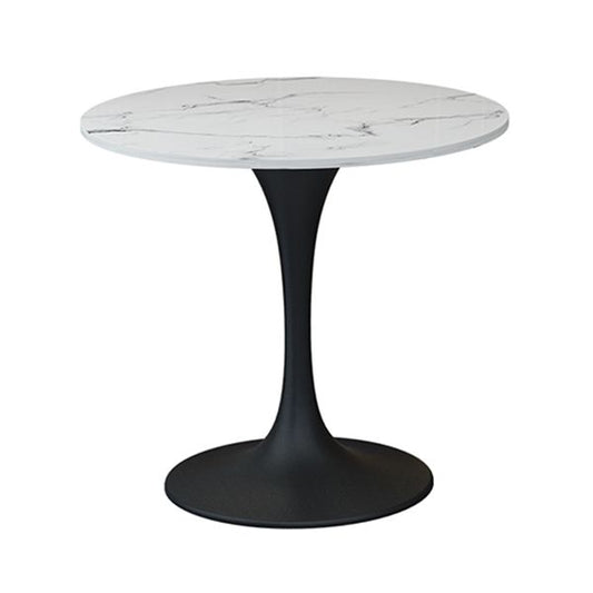 Contemporary Tulip Base Dinner Table Stone Dining Table Round for Home