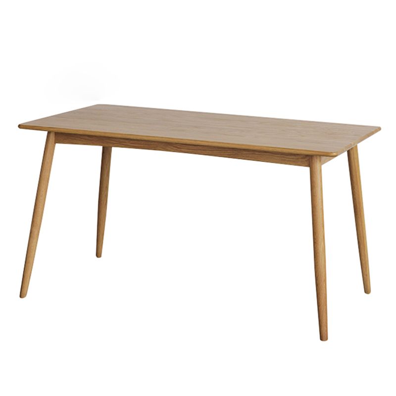 Rectangle Solid Wood Dining Table Modern Kitchen Indoor Table with 4 Legs Clearhalo ' dining_table' 'Dining Tables & Seating' 'Dining Tables' 'furn' 'furn_dining_table' 'Furniture' 'furniture_dining_table' 'Kitchen & Dining Furniture' 'kitchen&dining_furn' 'kitchen' 'kitchen_dining_table' 1200x1200_e52052bf-c50a-4d59-90a8-c7d5013e90a4