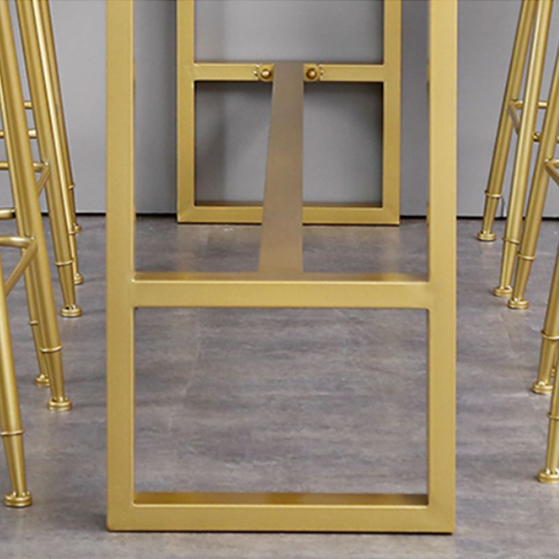 Table à manger en pierre de bar à glamour