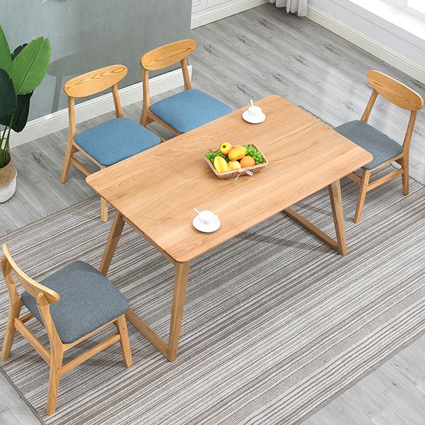 Contemporary Home Side Chair Upholstered Open Back Wood Dining Room Chair Clearhalo ' kitchen&dining_furn' 'Dining Chairs' 'Dining Tables & Seating' 'dining_chair' 'furn' 'furn_dining_chair' 'Furniture' 'furniture_dining_chair' 'Kitchen & Dining Furniture' 'kitchen' 1200x1200_e5298db4-24eb-4747-9097-3bf6dfee2a34